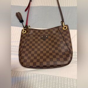 Louis Vuitton Damier Ebene South Bank Besace Crossbody LV